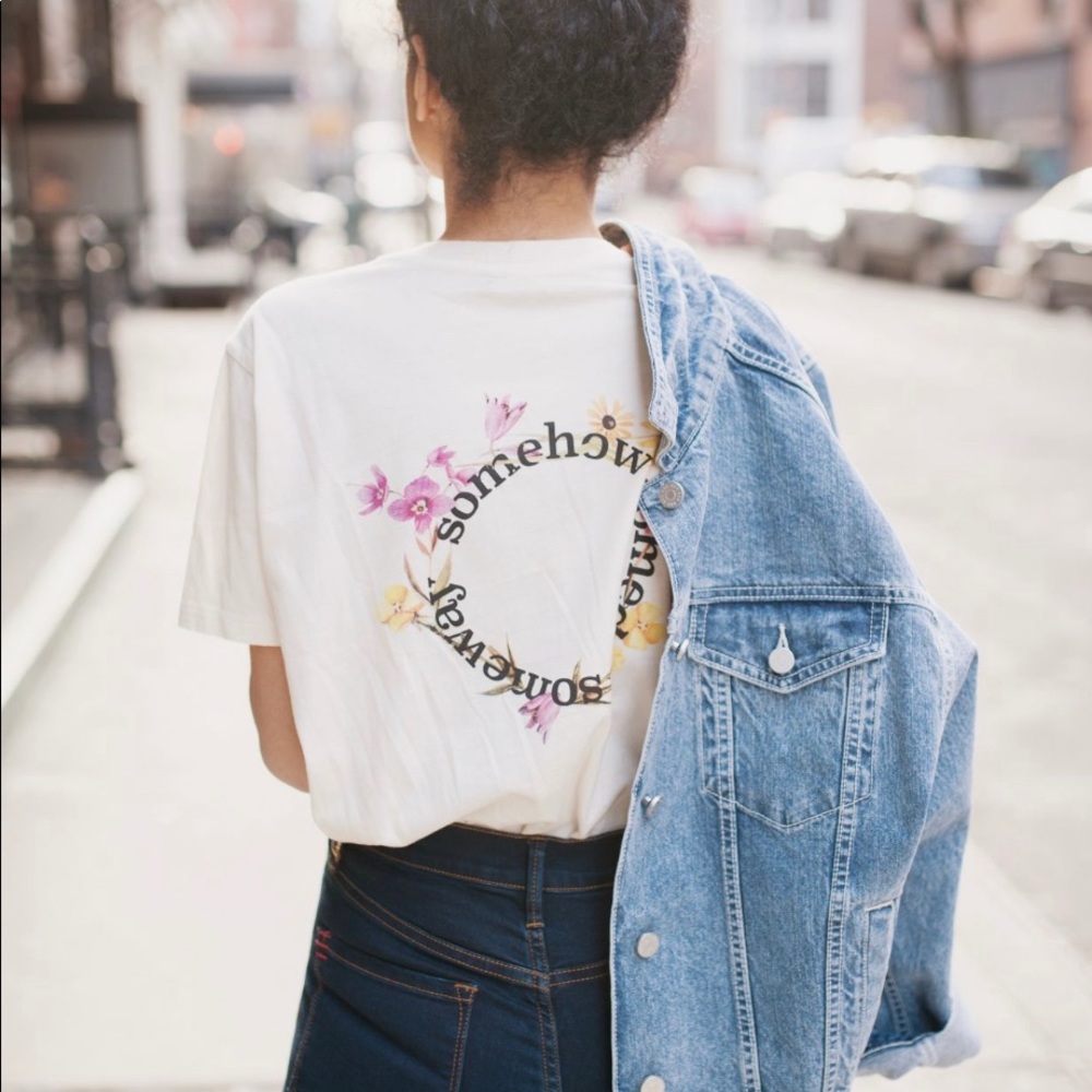 UO Somewhere Some Day Flower Tee